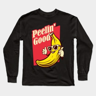 Banana Pun - Peeling good Long Sleeve T-Shirt